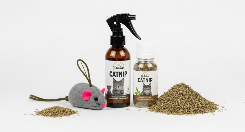 Catnip toys and sprays