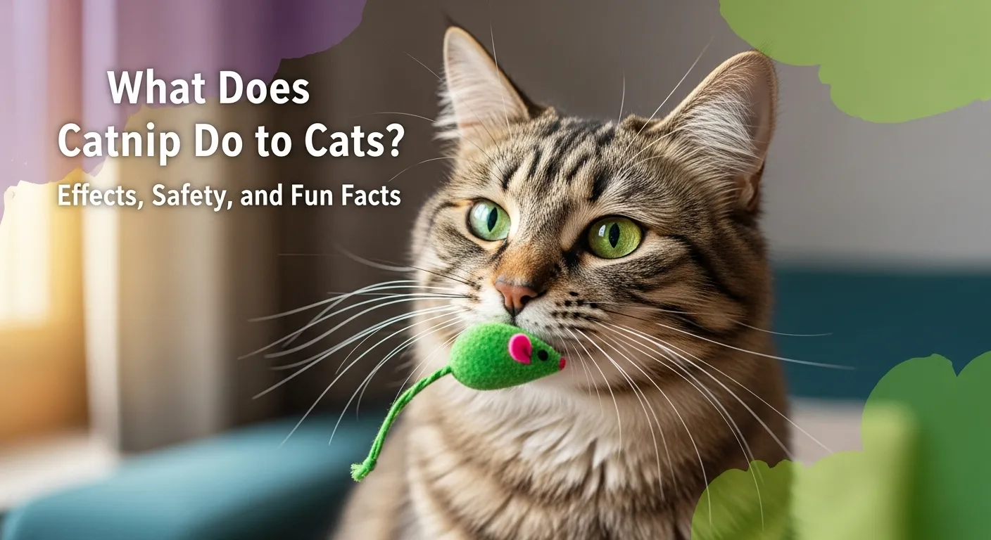 Cat with catnip toy for blog thumbnail
