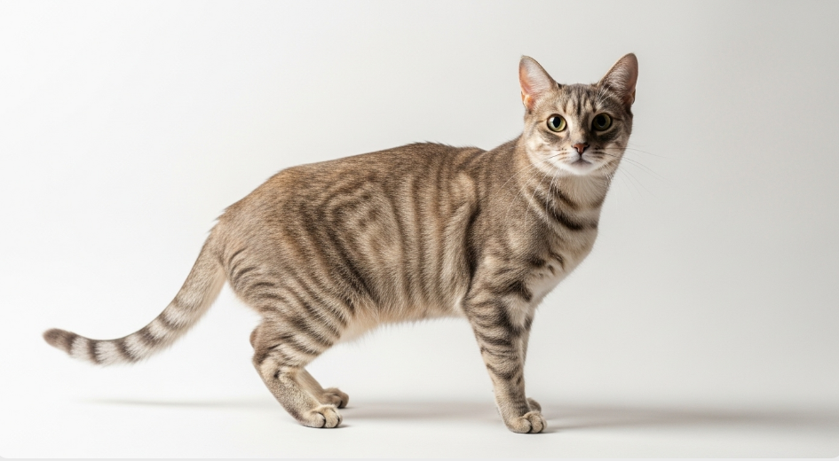Side view of fit cat