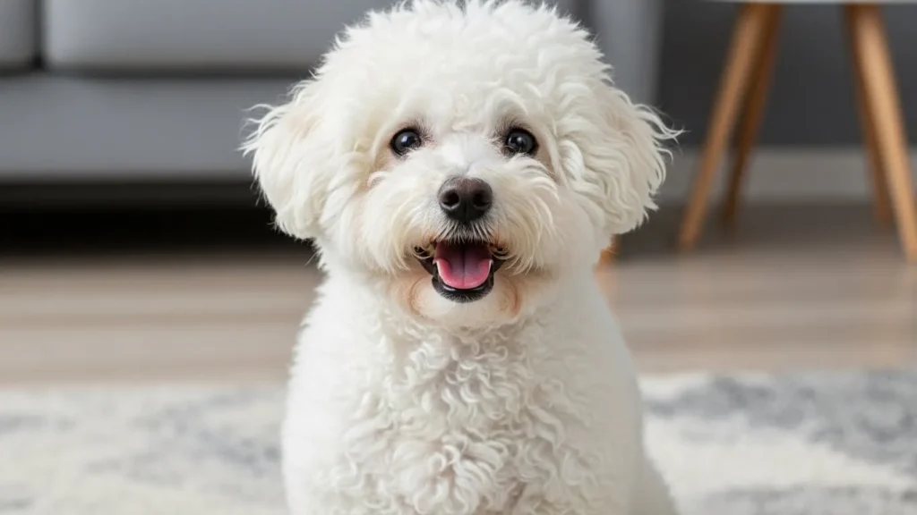 Small Bichon Frise dog