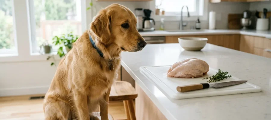 Can Dogs Eat Raw Chicken? Risks, Safety & Vet Guidance