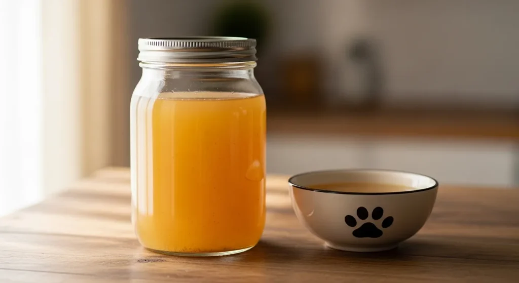 Broth for cat meals