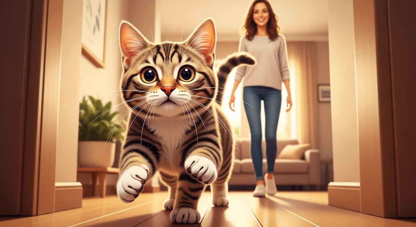 Why does my cat follow me everywhere thumbnail