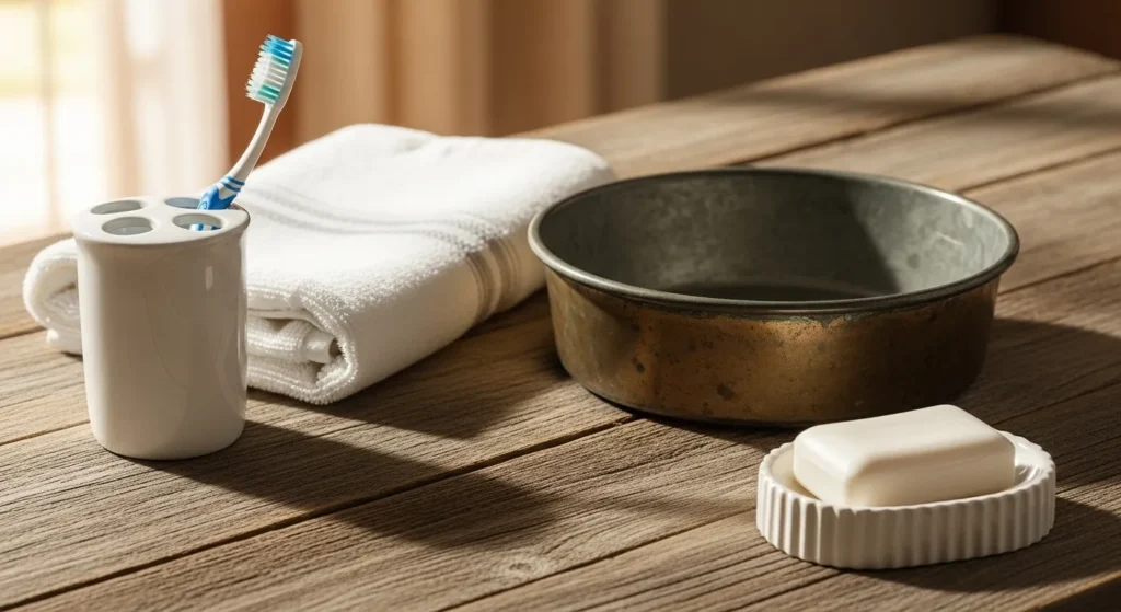 Supplies for cleaning hedgehog quills