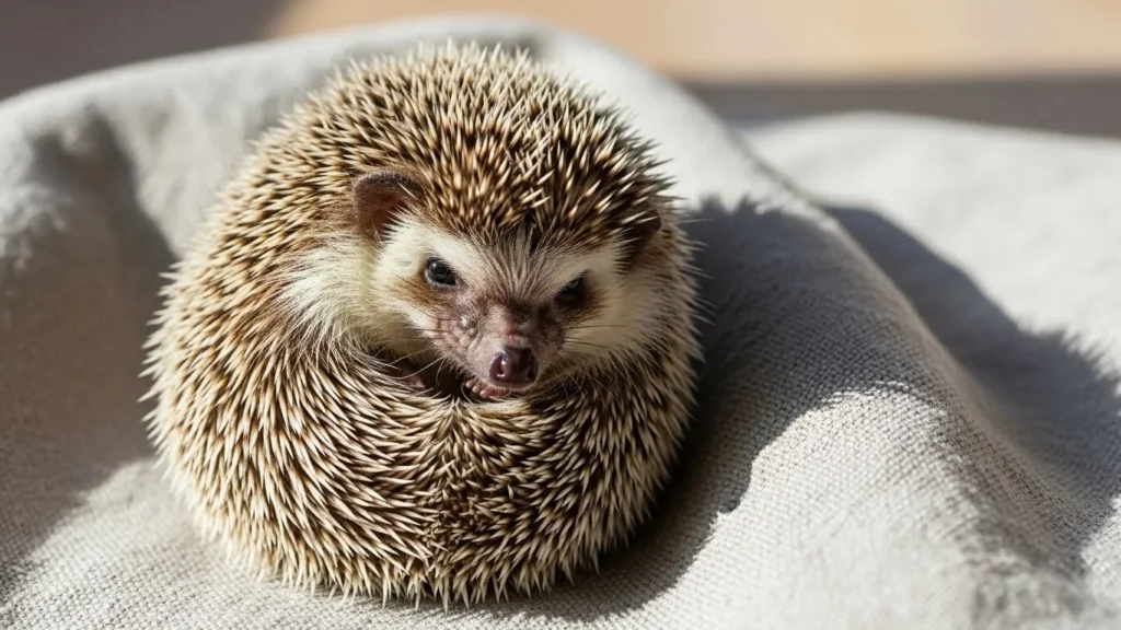 Small hedgehog for limited home spaces.