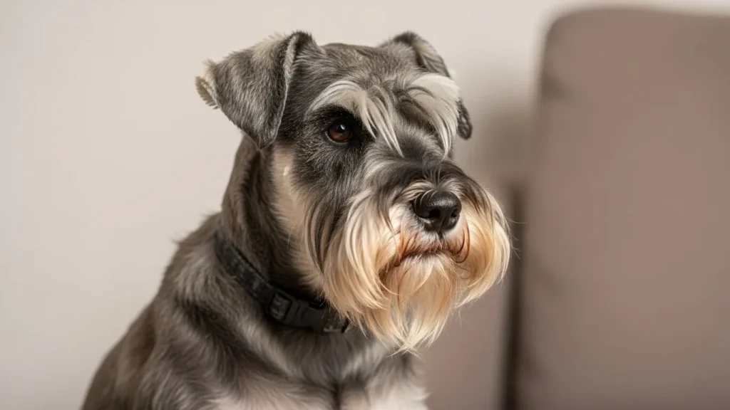 Small Schnauzer dog