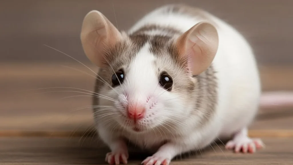 Cute mouse as a pocket pet option.