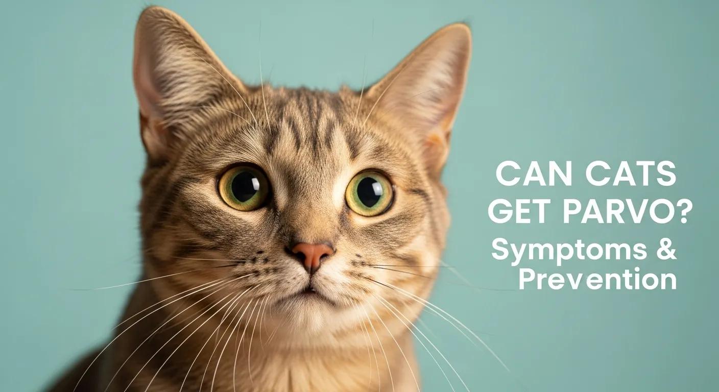 Close-up of a cat with parvo warning signs.