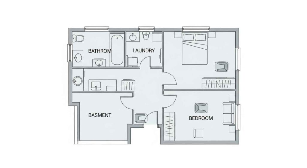 Multiple litter boxes placed in different areas of a home