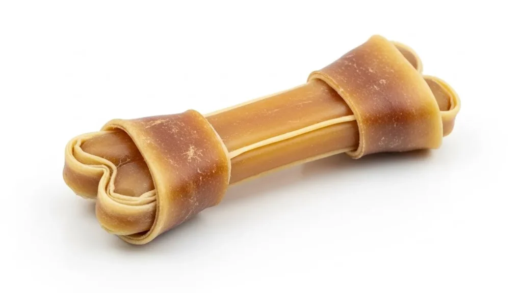 Rawhide dog chew bone