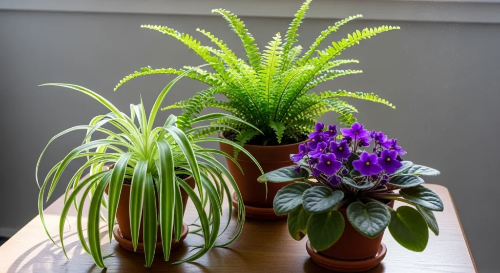 Non-toxic plants safe for cats.