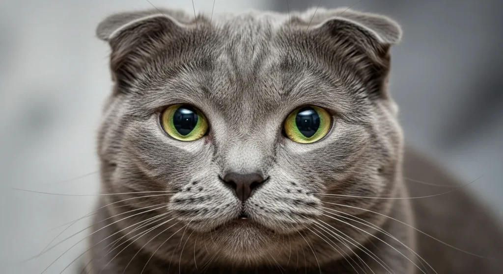 Signs of stress in cats like flattened ears