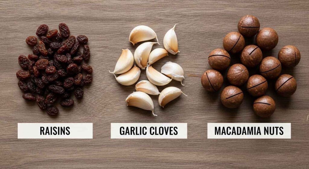 Ingredients toxic to dogs in bread.