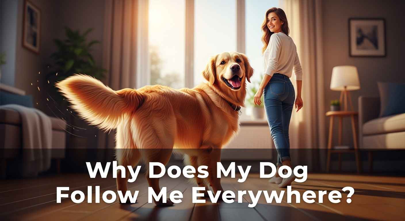 Thumbnail for why does my dog follow me everywhere blog post