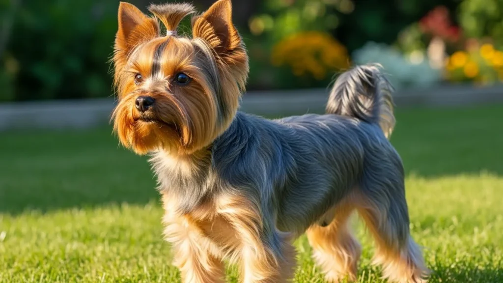 Small Yorkie dog