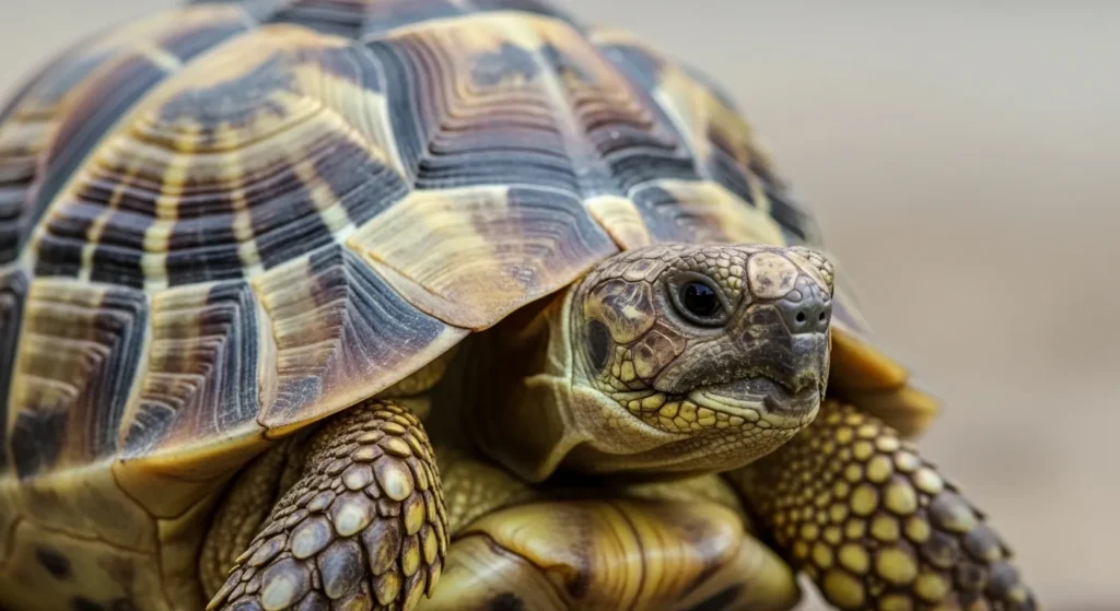 Easy care Greek tortoise.