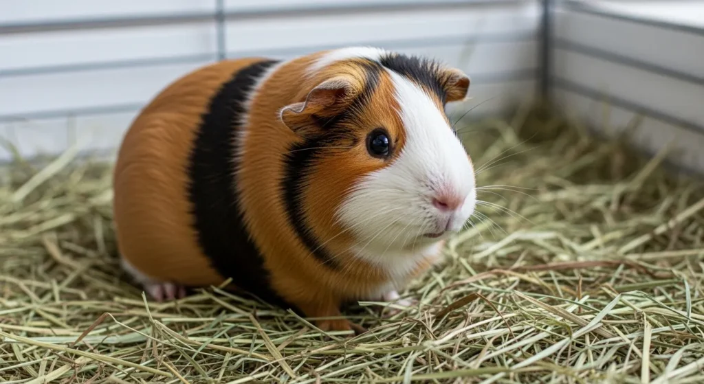 Guinea pig as pet.