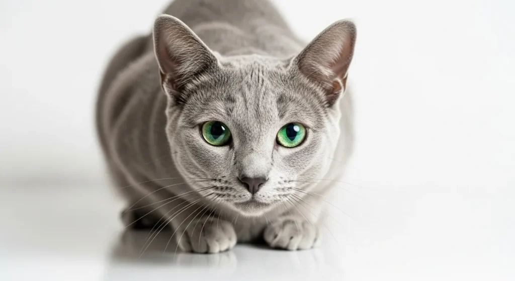 Image of a Russian Blue cat